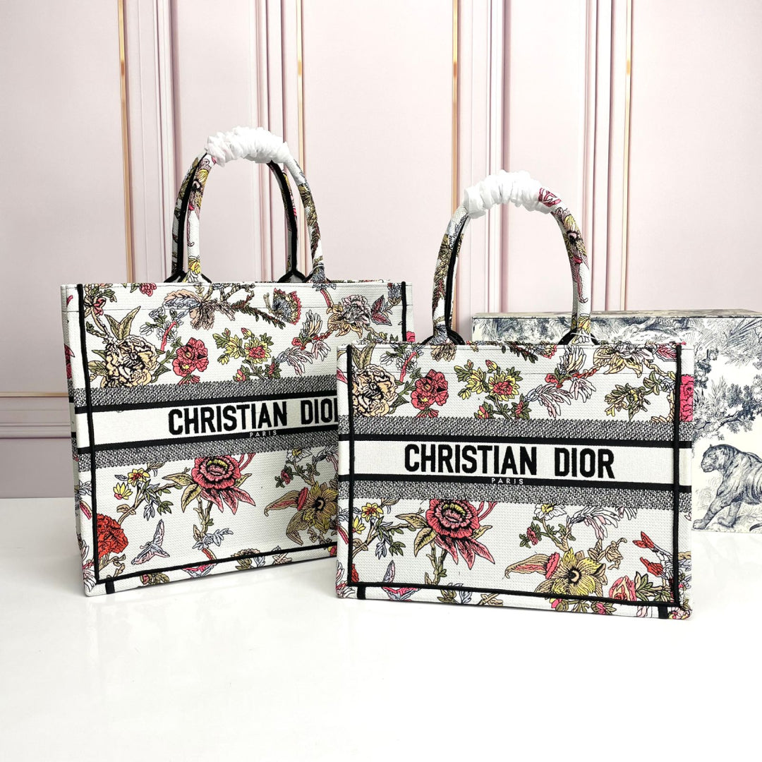 Large Dior Book Tote Bag