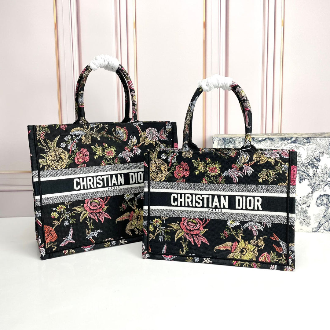 Large Dior Book Tote Bag