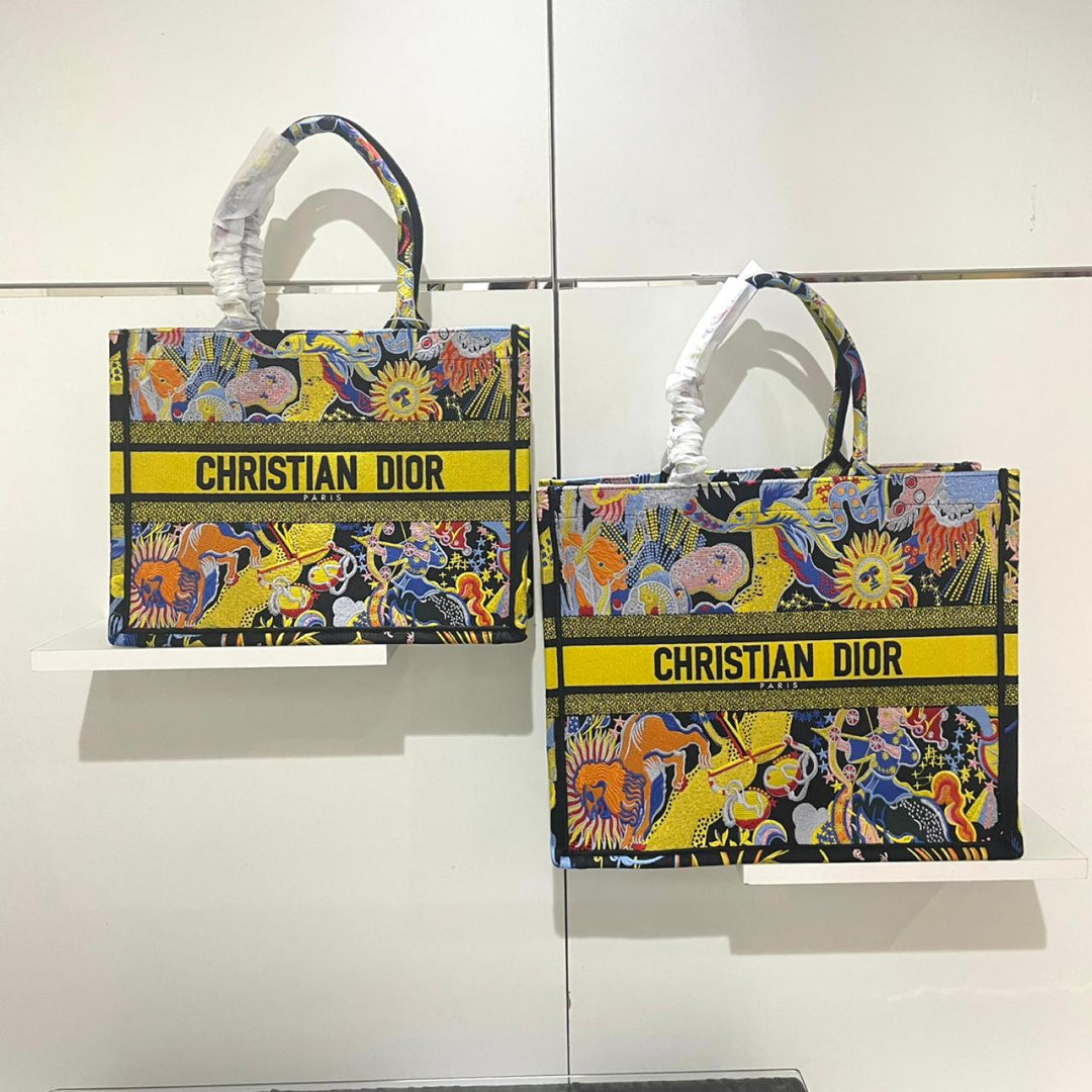 Large Dior Book Tote Bag