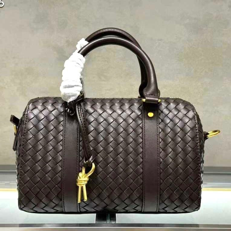 Bottega Veneta Convertible Boston Intrecciato Nappa Bag